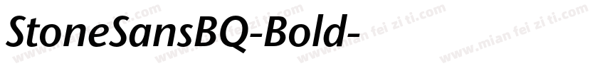 StoneSansBQ-Bold字体转换