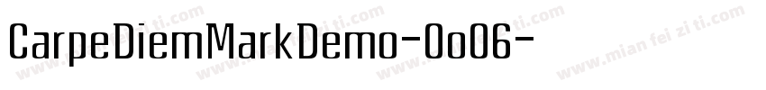 CarpeDiemMarkDemo-OoO6字体转换