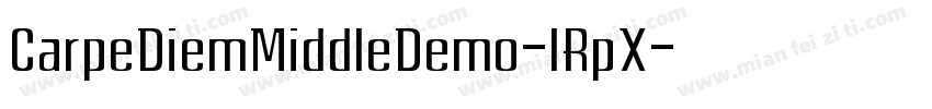 CarpeDiemMiddleDemo-lRpX字体转换