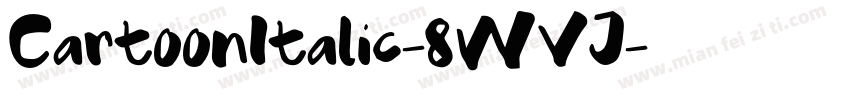 CartoonItalic-8WVJ字体转换