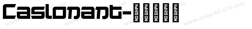 Caslonant字体转换