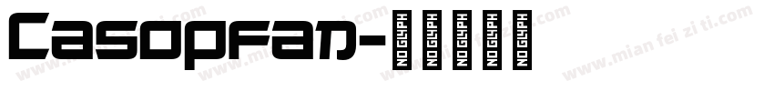 Casopfan字体转换