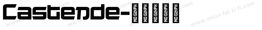 Castende字体转换