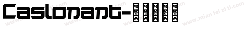 Caslonant字体转换