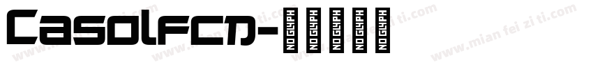 Casolfcn字体转换