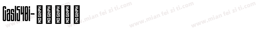 Casl540i字体转换