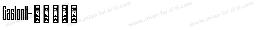 CaslonH字体转换