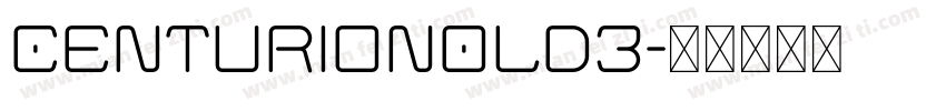 CenturionOld3字体转换