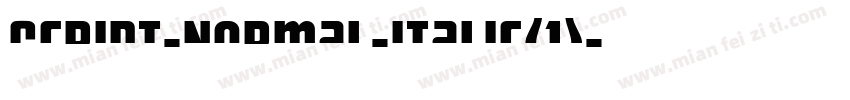 Script-Normal-Italic(1)字体转换