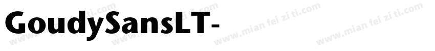 GoudySansLT字体转换