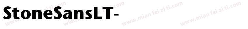 StoneSansLT字体转换