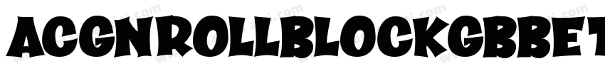 ACGNRollBlockGBBeta-字体转换
