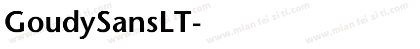 GoudySansLT字体转换