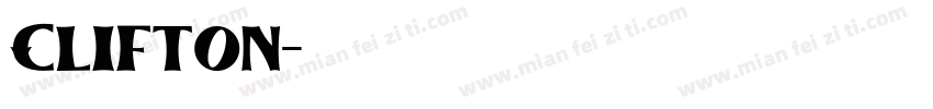 Clifton字体转换