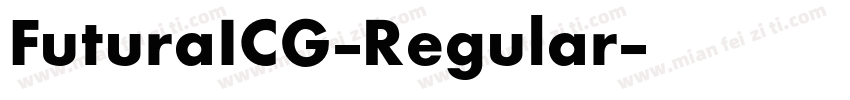 FuturaICG-Regular字体转换