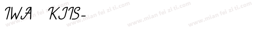 IWA新聞ゴKJIS字体转换