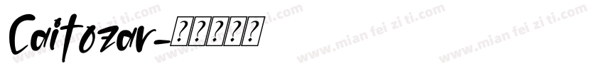 Caitozar字体转换