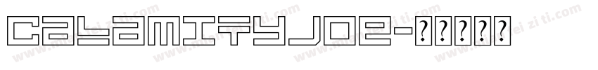 calamityJoe字体转换