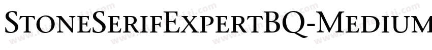 StoneSerifExpertBQ-Medium字体转换