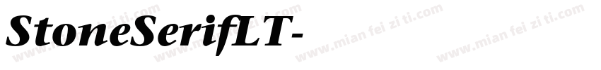 StoneSerifLT字体转换
