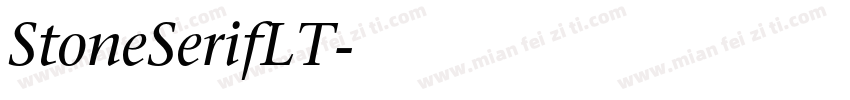 StoneSerifLT字体转换