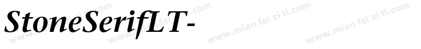 StoneSerifLT字体转换