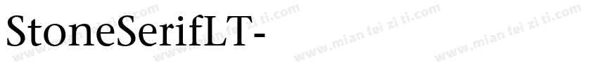 StoneSerifLT字体转换