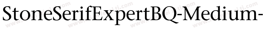 StoneSerifExpertBQ-Medium字体转换