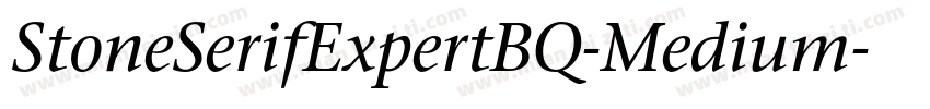 StoneSerifExpertBQ-Medium字体转换
