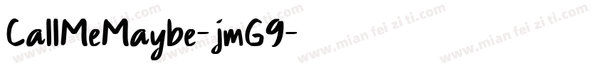 CallMeMaybe-jmG9字体转换