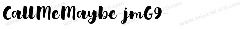 CallMeMaybe-jmG9字体转换
