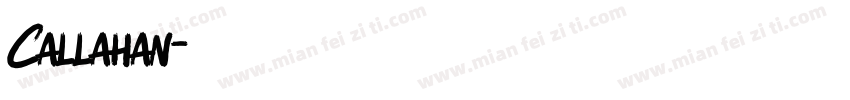 Callahan字体转换