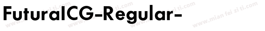 FuturaICG-Regular字体转换