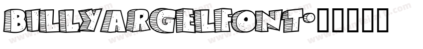 BILLYARGELFONT字体转换