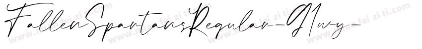 FallenSpartansRegular-G1wy字体转换