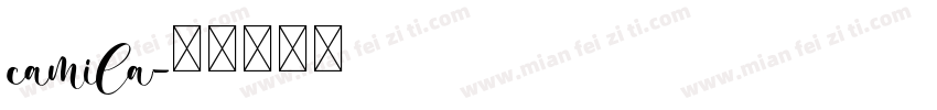 camila字体转换