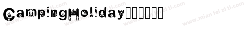 CampingHoliday字体转换
