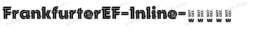 FrankfurterEF-Inline字体转换
