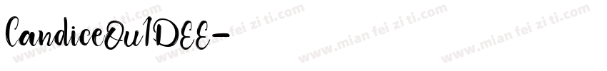 CandiceOu1DEE字体转换