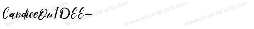 CandiceOu1DEE字体转换
