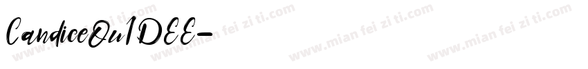CandiceOu1DEE字体转换