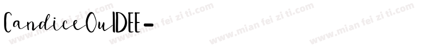 CandiceOu1DEE字体转换