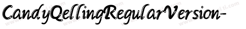 CandyQellingRegularVersion字体转换