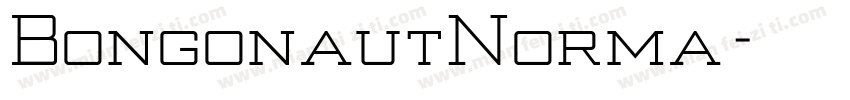 BongonautNorma字体转换