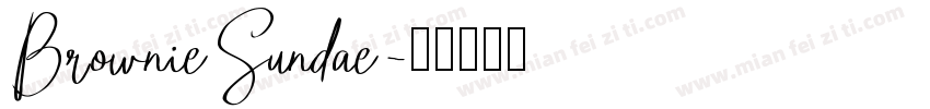 BrownieSundae字体转换