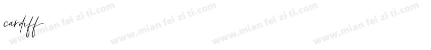 cardiff字体转换