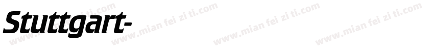 Stuttgart字体转换