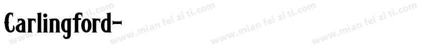 Carlingford字体转换
