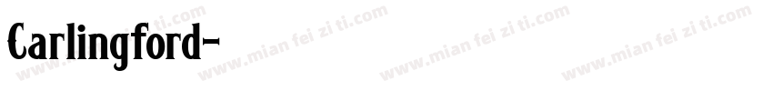 Carlingford字体转换