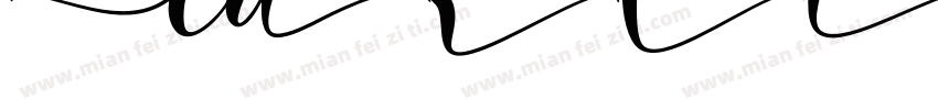 CarlistaButteryRegul字体转换